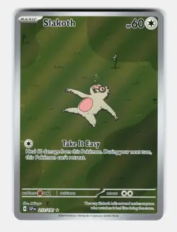 Slakoth 212/191 Illustration Rare Surging Sparks Pokemon Holo Near Mint - Image 1