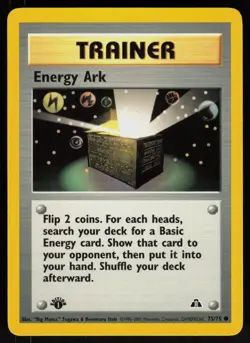 Pokemon Energy Ark 75/75 Neo Discovery Common 1st Edition Near Mint - Image 1