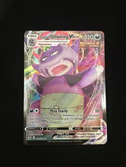 Galarian Slowking VMAX 100/198 SWSH Chilling Reign Holo Pokemon TCG - NM - Image 1