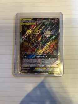 Pokemon Moltres & Zapdos & Articuno GX SM210 TAG TEAM Promo Holo EN 300HP - Image 2