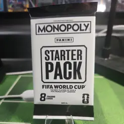 2026 Panini Monopoly FIFA World Cup Starter Pack - Sealed Pack - 8 Card Set 🔥 - Image 1