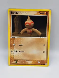 Pokemon TCG Cards: Baltoy 43/106 EX Emerald Vintage 2005 Card LP - Image 1