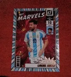 2025-26 Panini Donruss Road to FIFA World CUP NET MARVELS Card #21 Lionel Messi - Image 1