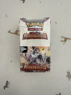 Pokemon TCG Paldea Evolved Half Booster Box - IN HAND✅ - SEALED✅ - DAMAGED BOX👍 - Image 1