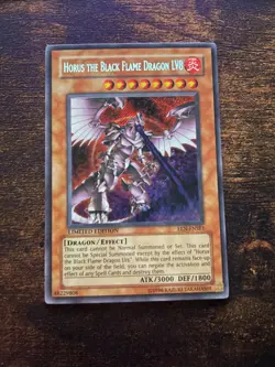 Horus The Black Flame Dragon LV8 - EEN-ENSE1 - Limited - Secret Rare - LP - Image 1
