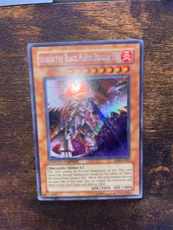Horus The Black Flame Dragon LV8 - EEN-ENSE1 - Limited - Secret Rare - LP - Image 3