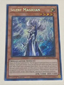 Yugioh - Silent Magician x 3 - 1st Edition Secret Rare NM - Free Holo Card - B - Image 4