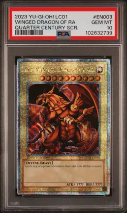 Yu-Gi-Oh! TCG The Winged Dragon of Ra (Quarter Century Secret Rare) - Legendary - Image 1