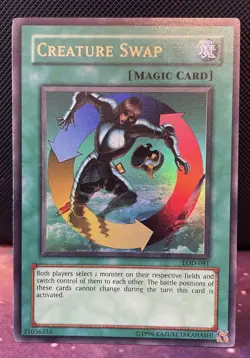 Creature Swap LOD-081 Yu-Gi-Oh! Unlimited Ultra Rare Holo 2003 MP - Image 1