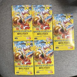 One Piece CCG OP15-EB04 Adventure On Kami’s Island Booster Packs. 5 Packs - Image 1