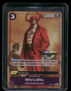 Who's.Who (CS 2023 Celebration Pack) ST04-010 - One Piece TCG - NM/M - Image 1