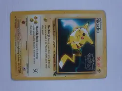 Pokemon TCG Pikachu Black Star Promo Card 4 The First Movie Wizards Of The Coast - Image 2