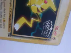 Pokemon TCG Pikachu Black Star Promo Card 4 The First Movie Wizards Of The Coast - Image 3
