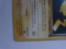 Pokemon TCG Pikachu Black Star Promo Card 4 The First Movie Wizards Of The Coast - Image 4