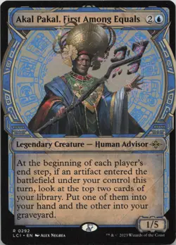 Akal Pakal, First Among Equals (Showcase) R The Lost Caverns of Ixalan 292 LP-NM - Image 1
