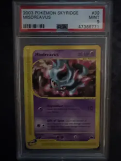 2003 Pokemon Skyridge Misdreavus 39/144 PSA 9 Mint - Image 1