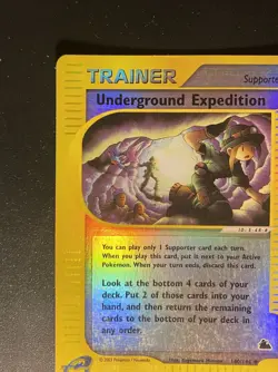 Pokemon Card- Underground Expedition-Skyridge-HoloReverse-144/144-Excellent - Image 3