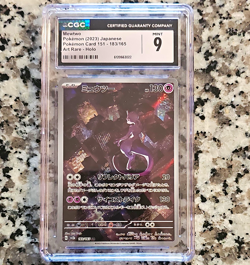 CGC 9 Mewtwo 183/165 Art Rare Holo Japanese 2023 Sv2a Pokemon Card 151 - Image 1