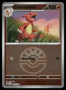 Charmeleon 021/217 Pokeball Reverse Holo Ascended Heroes Pokemon TCG card - Image 1