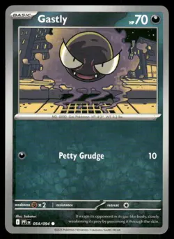 Gastly 054/094 Phantasmal Flames Pokemon TCG trading card - Image 1