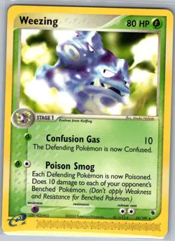 Weezing 24/109 Non Holo Ruby and Sapphire - Pokemon Card - NM - Image 1