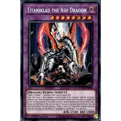 Titaniklad the Ash Dragon ROTD-EN038 Yu-Gi-Oh! Card Secret Rare 1st Edition - Image 1