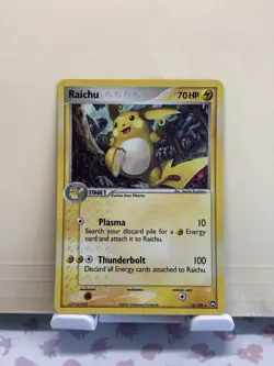 Pokemon TCG Raichu EX Power Keepers Holo Card 12/108 EX Rare - Image 1