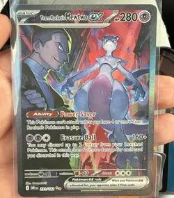 Team Rockets Mewtwo EX SIR Destined Rivals Card 231/182 - Image 1