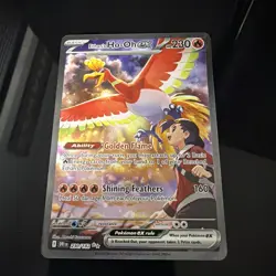 Ethan’s Ho-Oh ex 230/182 Destined Rivals SIR Pokemon Card NM+ - Image 1