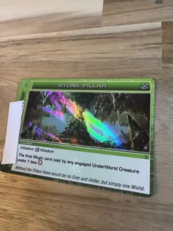 Chaotic TCG RIPPLE Stone Pillar 227/232 DOP 1st Edition Super Rare NM Nice card - Image 1