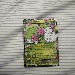 Shaymin EX XY148 XY Holo with card sleeve - Image 1