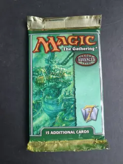 MTG 7th EDITION BOOSTER PACK MINT FACTORY SEALED MER WARRIOR ARTWORK ENGLISH - Image 1