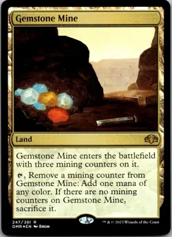 Gemstone Mine 247 Rare Dominaria Remastered MTG Foil LP - Image 1