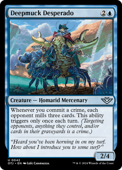 Deepmuck Desperado (Foil) - 42 - OTJ - Near Mint - MTG - Image 1