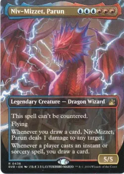 MTG: Ravnica Remastered: Anime Borderless Niv-Mizzet, Parun: LP Condition - Image 1