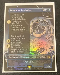 Summon: Leviathan (Borderless) 361 FINAL FANTASY Magic: The Gathering Foil NM - Image 1