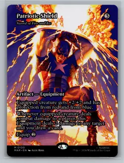 MTG Marvel Universe Eternal-Legal #100 Patriotic Shield - Image 1