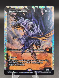 MTG Super Shredder (Showcase) (Fracture Foil) Teenage Mutant Ninja Turtles NM - Image 1