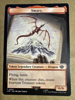 Smaug Token Universes Beyond: the Lord of the Rings: Tales of Middle-Earth... - Image 1