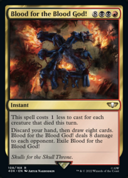 Blood for the Blood God! [Warhammer 40,000 Commander 40K] M/NM MTG Magic - Image 1
