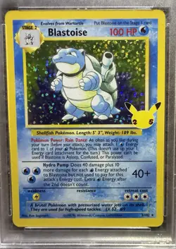 2021 PSA 10 POKEMON CELEBRATIONS CLASSIC COLLECTION #2 BLASTOISE-HOLO - Image 3