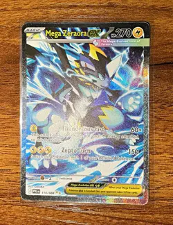 Pokemon Mega Zeraora EX 114/084 PBLEN Full Art Holo Ultra Rare SIR LP - Image 1
