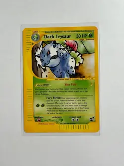 Pokemon E-Reader Dark Ivysaur 6 Best Promo 2003 Card - NM - Image 1