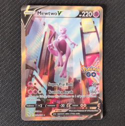 The Pokemon Company Mewtwo V Pokemon GO 072/078 Ultra Rare Full Art Holo ENG - Image 1