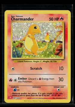 Pokemon 2023 Celebrations Classic Collection Charmander #1/34 - Image 1