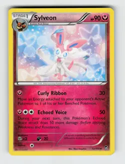 Sylveon 72/111 Rare Furious Fists Pokemon 2014 Moderately Played - Image 1