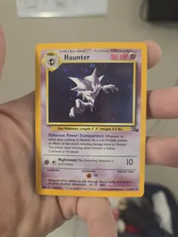 Haunter 21/62 Fossil Rare Non-Holo Vintage 1999 Pokemon Card - Image 1