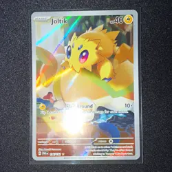 The Pokemon Company Joltik 196/182 SV04 Paradox Rift Illustration Rare Holo EN - Image 1