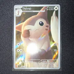 The Pokemon Company Furret 168/159 SV09 Journey Together IR Holo EN 120 HP - Image 1
