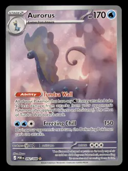 Aurorus 092/088 Holo Illustration Rare Perfect Order Pokemon Near Mint - Image 1